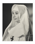 Audrey Hepburns Personally Owned Photo From The Nuns Story -- Measuring 9.5 x 11.75